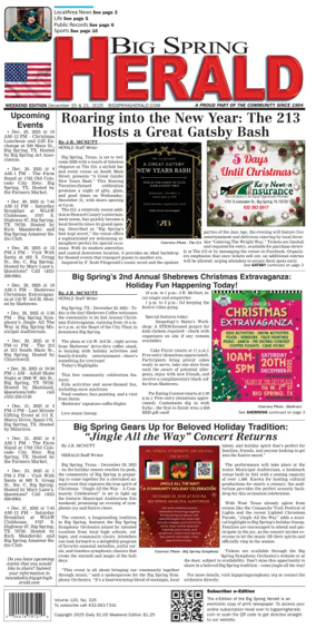 Cover of Big Spring Herald Weekend