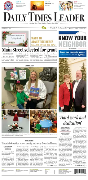 Cover of Daily Times Leader