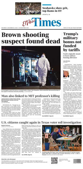 Cover of El Paso Times