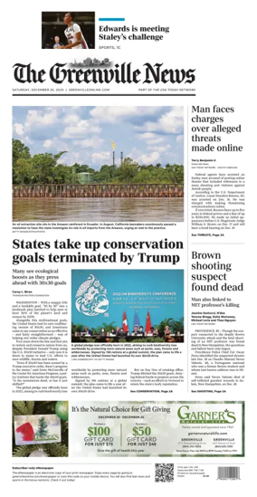 Cover of The Greenville News