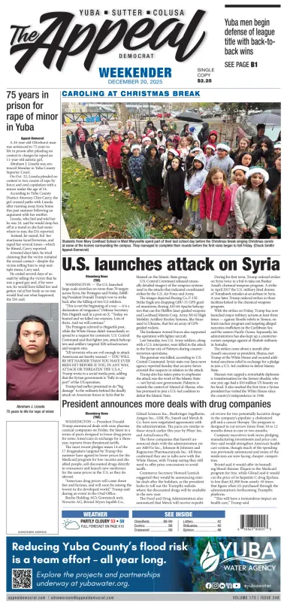 Cover of Marysville Appeal-Democrat    