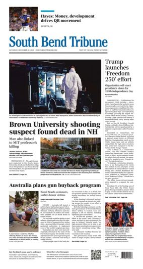 Cover of South Bend Tribune