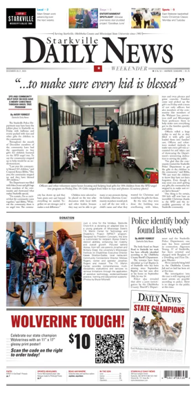 Cover of Starkville Daily News