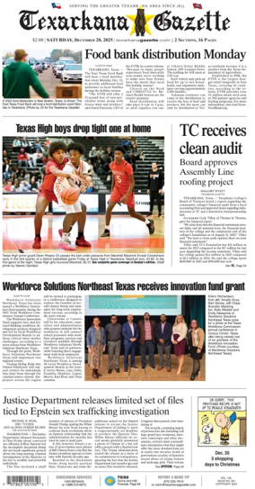 Cover of Texarkana Gazette