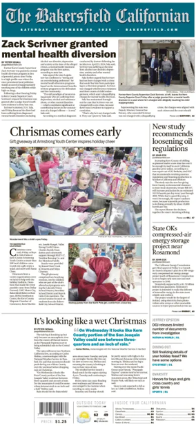 Cover of The Bakersfield Californian