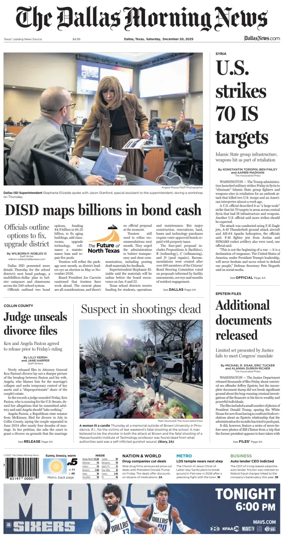 Cover of The Dallas Morning News