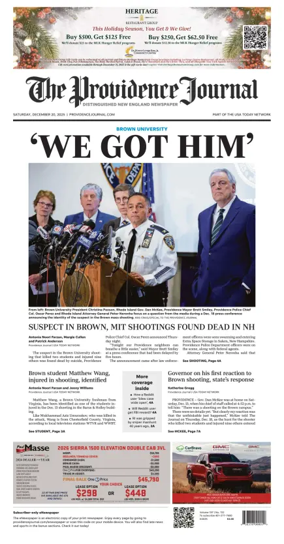 Cover of The Providence Journal