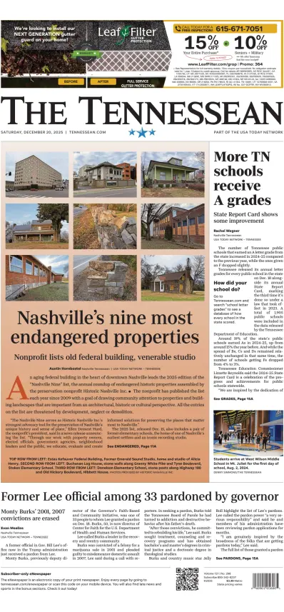 Cover of The Tennessean