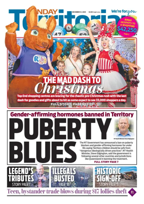 Cover of Sunday Territorian