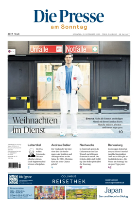 Cover of Die Presse am Sonntag