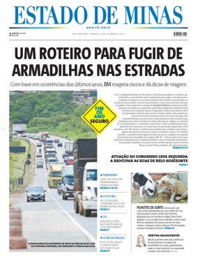 Cover of Estado de Minas (Brazil)