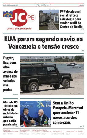 Cover of Jornal do Commercio