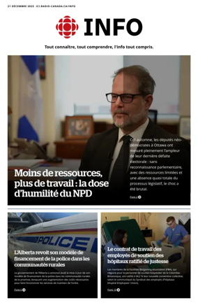 Cover of Radio-Canada Info