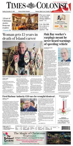 Cover of Times Colonist