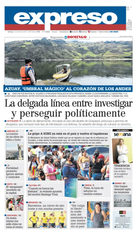 Cover of Diario Expreso