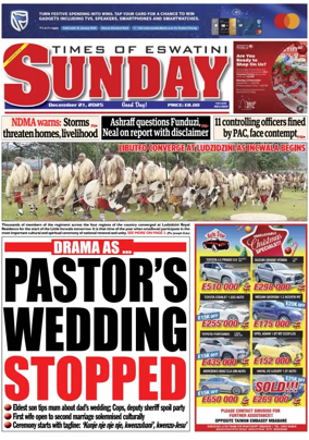 Cover of Times of Eswatini Sunday