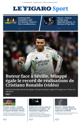 Cover of Le Figaro Sport