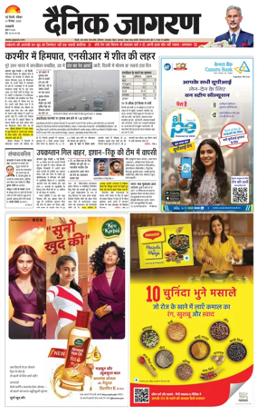 Cover of Dainik Jagran Delhi
