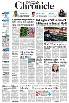 Cover of Deccan Chronicle