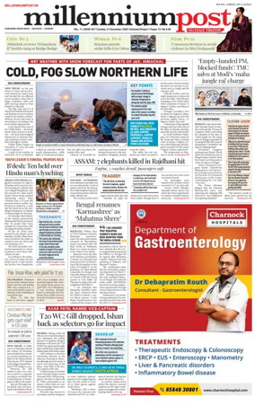 Cover of Millennium Post (Kolkata)