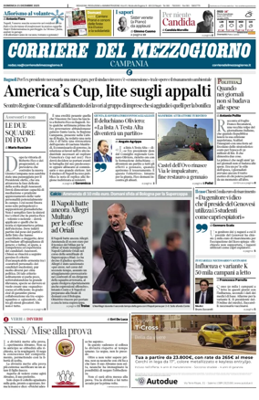 Cover of Corriere del Mezzogiorno (Campania)