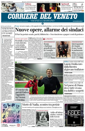 Cover of Corriere del Veneto (Vicenza e Bassano)