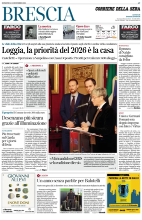 Cover of Corriere della Sera (Brescia)