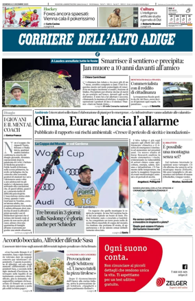 Cover of Corriere dell'Alto Adige