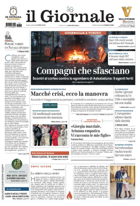 Cover of Il Giornale (Italy)