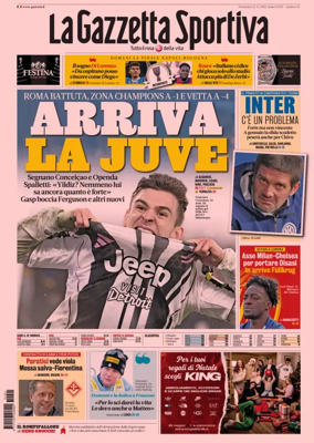 Cover of La Gazzetta dello Sport 
