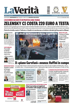 Cover of La Verita (Italia)