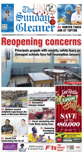 Cover of Jamaica Gleaner