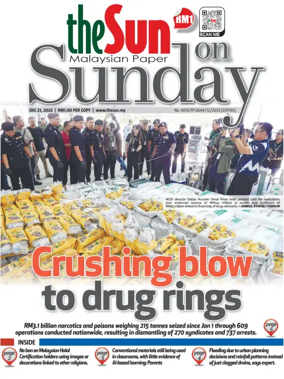 Cover of The Sun (Malaysia)