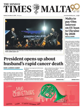 Cover of The Sunday Times of Malta