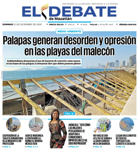 Cover of El Debate de Mazatlan