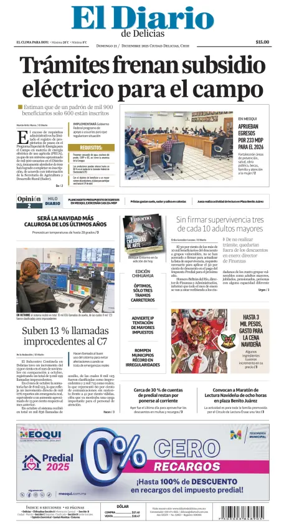 Cover of El Diario de Delicias