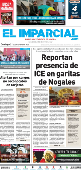Cover of El Imparcial