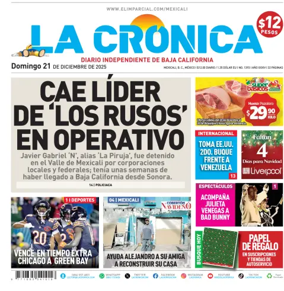 Cover of La Crónica
