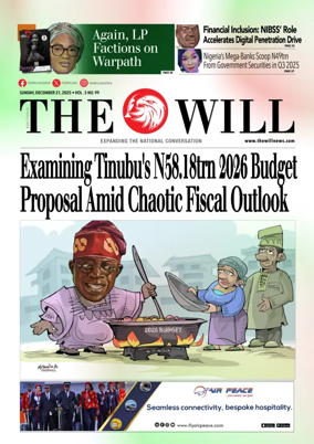 Cover of THEWILL NEWSPAPER
