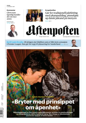 Cover of Aftenposten