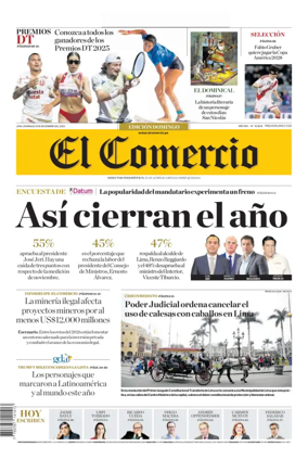 Cover of Diario El Comercio