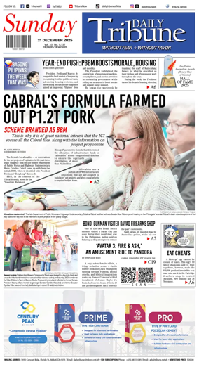 Cover of Daily Tribune (Philippines)