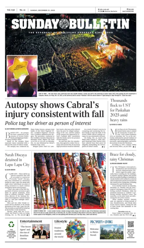 Cover of Manila Bulletin