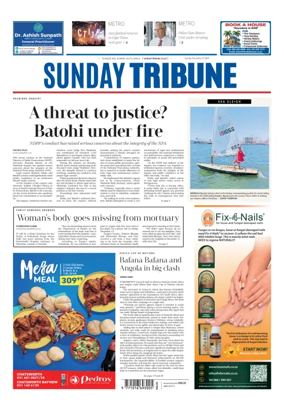 Cover of Sunday Tribune