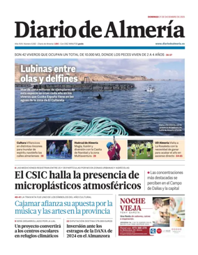 Cover of Diario de Almeria