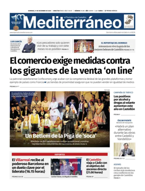 Cover of El Periodico Mediterraneo