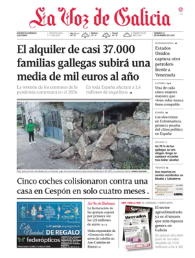 Cover of La Voz de Galicia (Barbanza)