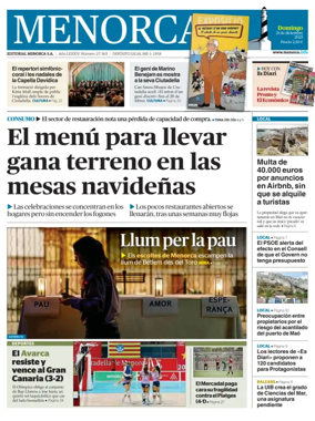 Cover of Menorca Diario Insular