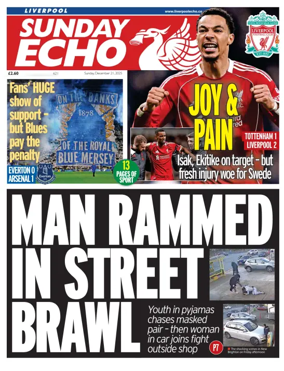 Cover of Liverpool Echo