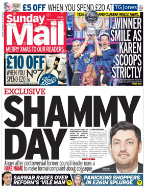 Cover of Sunday Mail (UK)